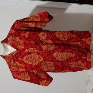 Stardom Highflyer Streetwear Asian Style Graphic Button - Front Shirt Size L